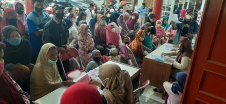 578 KPM di Kalurahan Baturetno Telah menerima Bantuan sosial pangan berupa beras